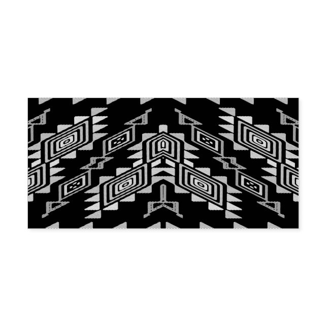 Förvridet formar abstrakt design självfärgande stämpel (Design)