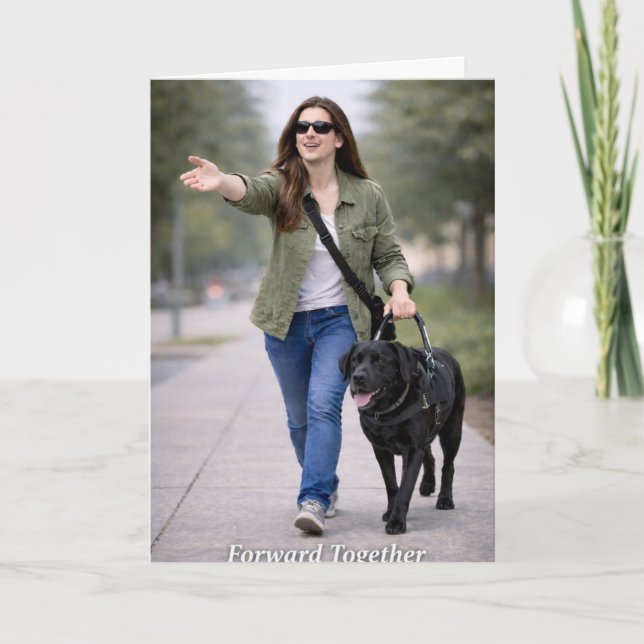 Forward Together – Guide Dog Team Graduation  Kort (Framsida)