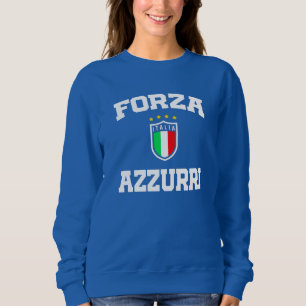 Forza Azzurri Italia Jersey 2021 Football Funs T-S T Shirt