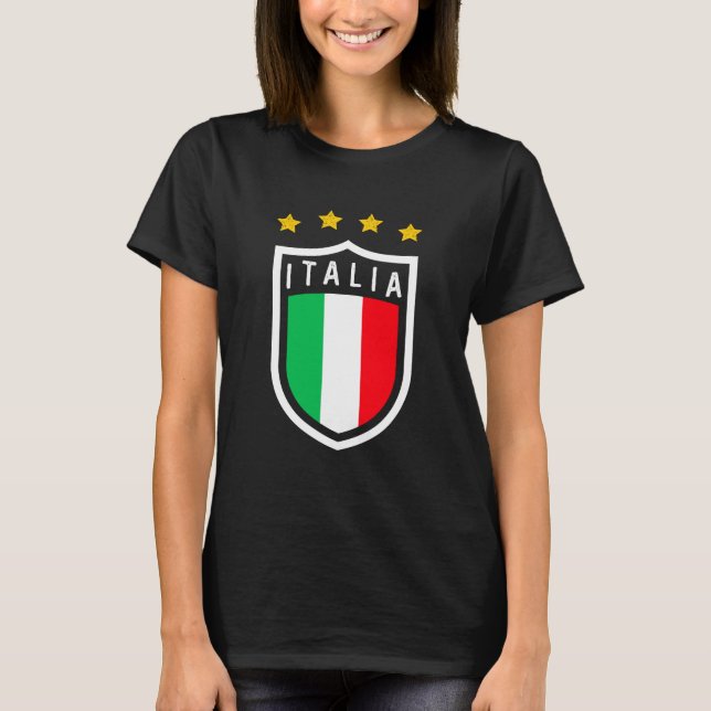 Forza Azzurri Italia Jersey 2021 Football Funs T Shirt (Framsida)