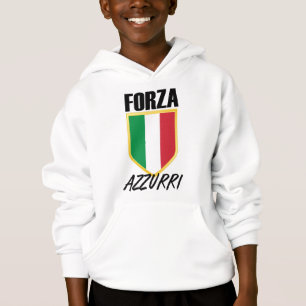 Forza Azzurri Italien Flagga Soccer T Shirt
