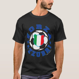 Forza Azzurri Kids italiensk fotbollströja T Shirt