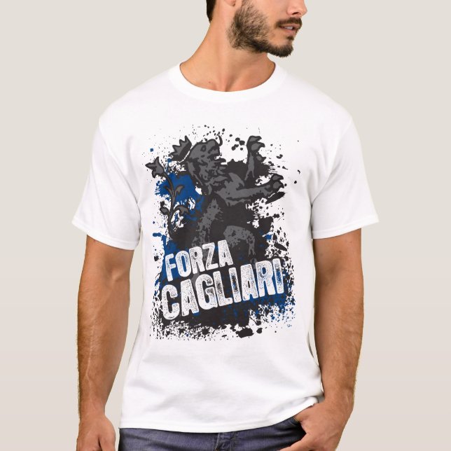 Forza Cagliari t-skjorta T-shirt (Framsida)
