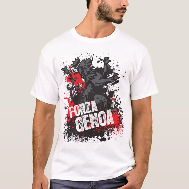 Forza Genoa t-skjorta T-shirt (Framsida)