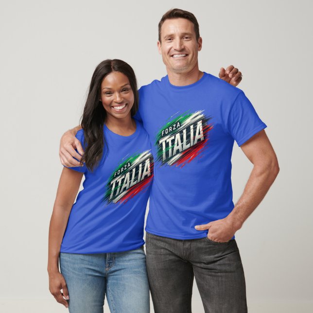 Forza Italia-design med dynamisk effekt T Shirt (Unisex)