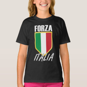 Forza Italia Italia Italia Flagga Soccer T Shirt