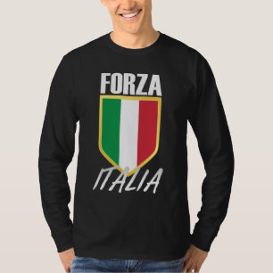 Forza Italia Italia Italia Flagga Soccer T Shirt