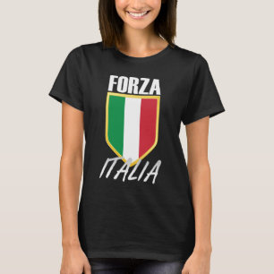 Forza Italia Italia Italia Flagga Soccer T Shirt