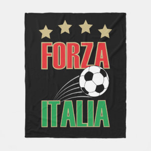 Forza Italia Italien Soccer Football Fleecefilt