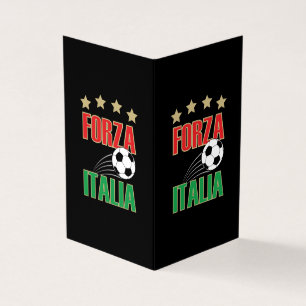 Forza Italia Italien Soccer Football Kort
