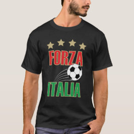 Forza Italia Italien Soccer Football T Shirt