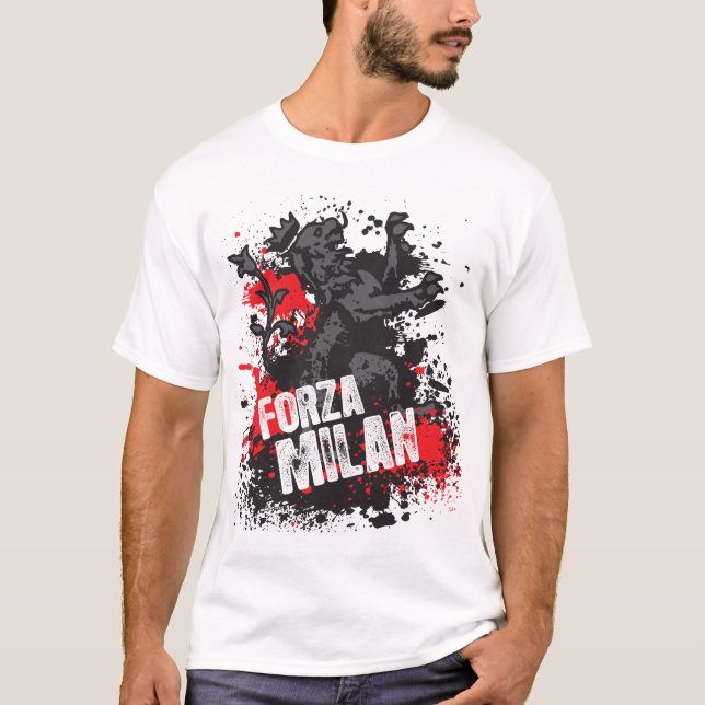Forza Milan t-skjorta Tee Shirt (Framsida)