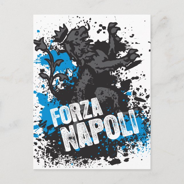 Forza Napoli Vykort (Framsida)