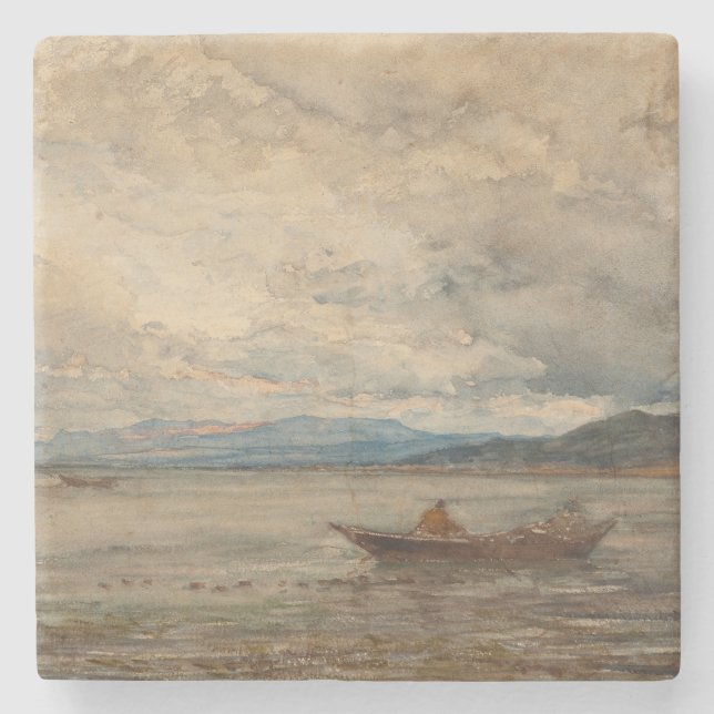 Fos, Environs De Martigues - Félix Ziem Stenunderlägg (Framsidan)