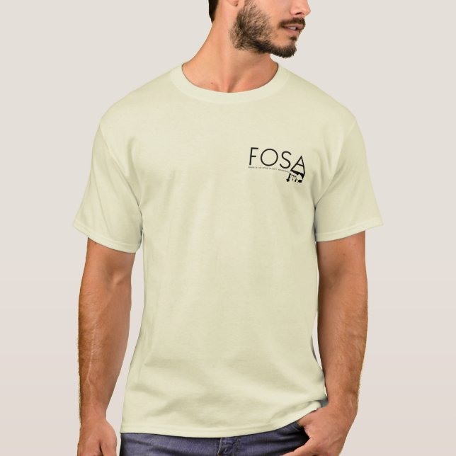 FOSA-T-tröjastil 1 Tee (Framsida)