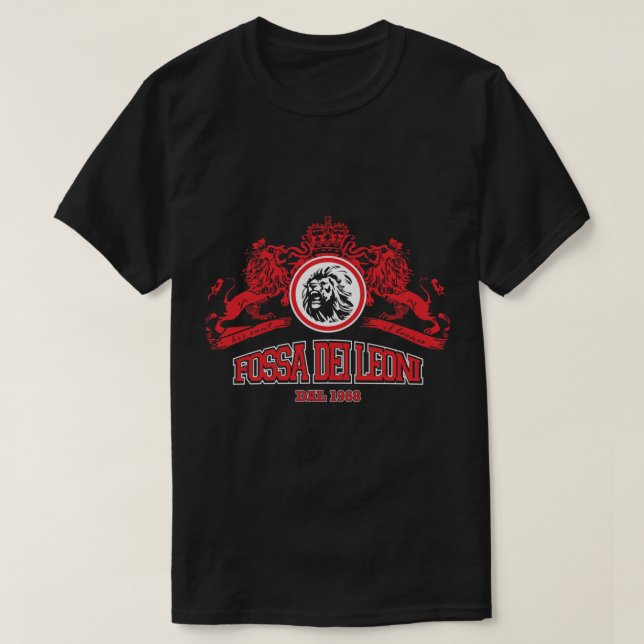 Fossa Dei Leoni - Curva Sud Milano T Shirt (Design framsida)