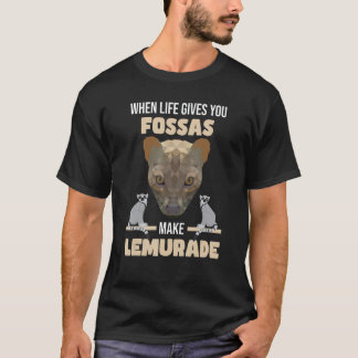 Fossa Hunting Lemurs Carnivore Fossa Graphic Madag T Shirt