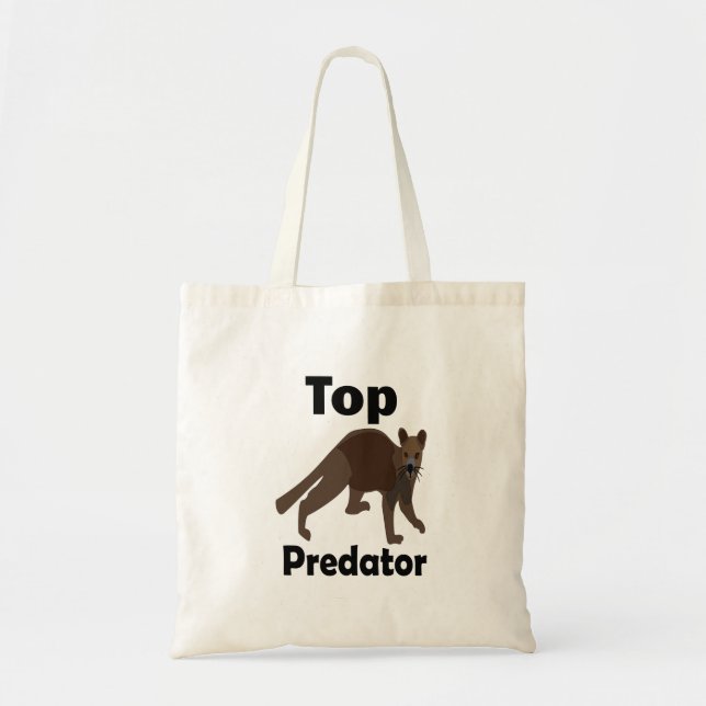 Fossa Madagaskar Rovdjur Predator Tygkasse (Framsidan)