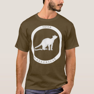 Fossa Madagaswildlife white T Shirt