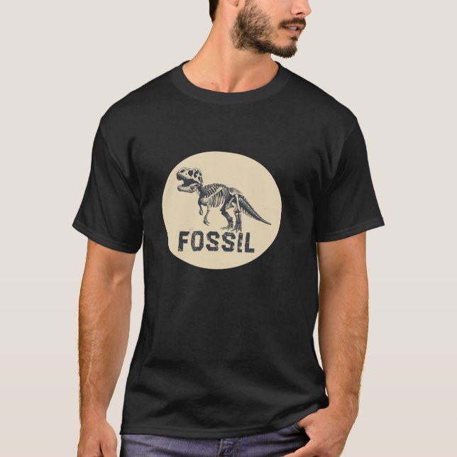 Fossil Dinosaur T Shirt (Framsida)