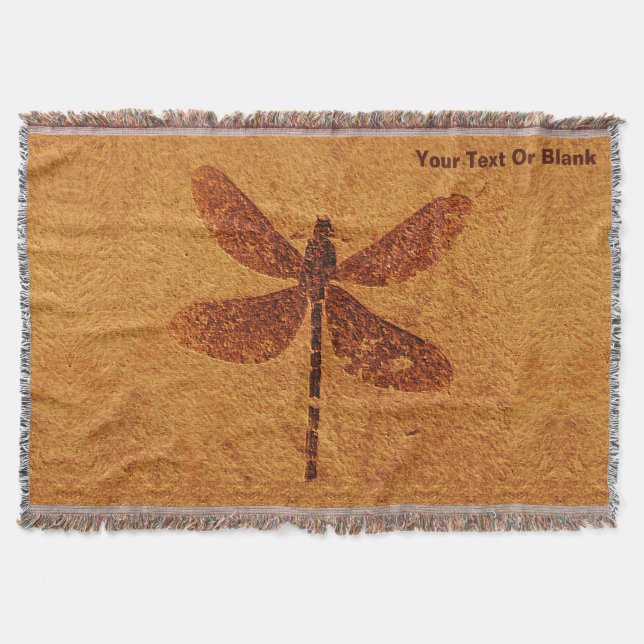 Fossil Dragonfly Filt (Framsidan)