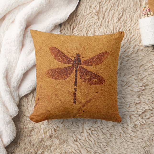 Fossil Dragonfly Kudde (Filt)