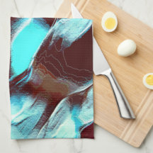 Fossil eller metall, i brun till cyangradient