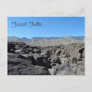 Fossil Falls, Kalifornien Vykort