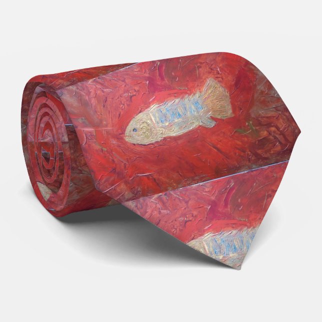 Fossil- fisktie slips (Rullad)