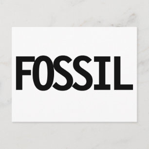 Fossil-födelsedagskort Vykort