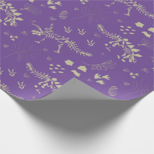 Fossil Grävande Dinosaur Brown och beige Presentpapper