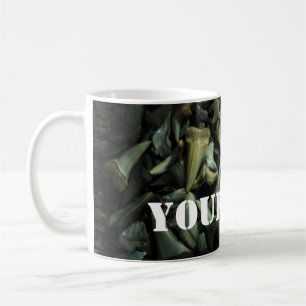 Fossil- hajtandsamling kaffemugg