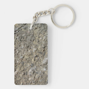 Fossil Hash Print Acrylic Nyckelring