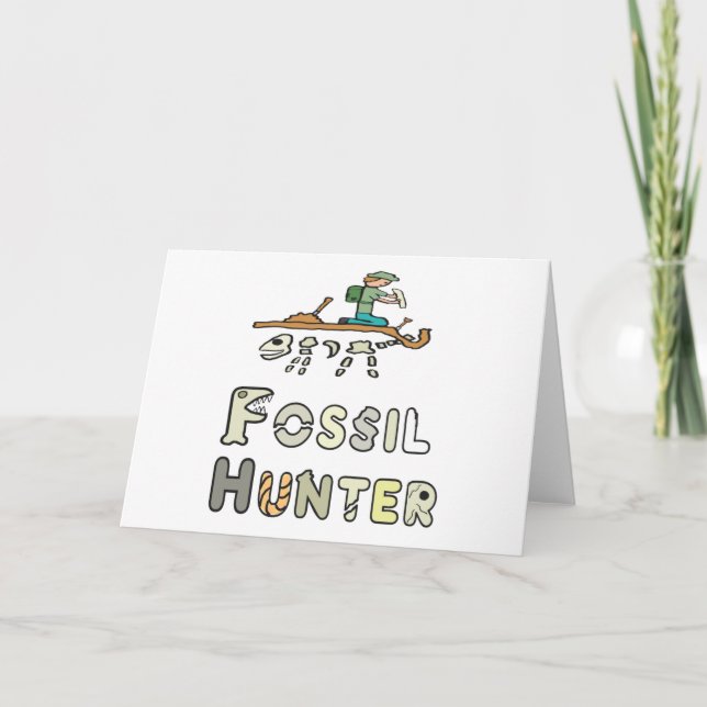 Fossil Hunter Kort (Framsida)
