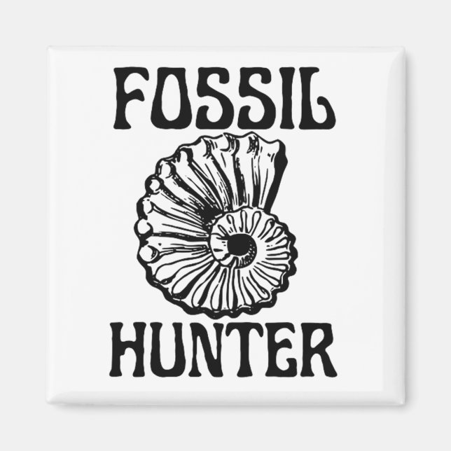 Fossil Hunter Magnet (Framsidan)