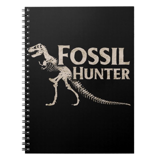 Fossil Hunter Paleontology Dinosaur Fossils Anteckningsbok (Framsidan)