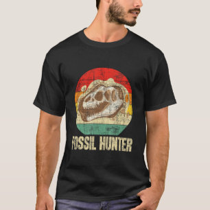 Fossil Hunter - Retro Paleontolog Paleontology T Shirt