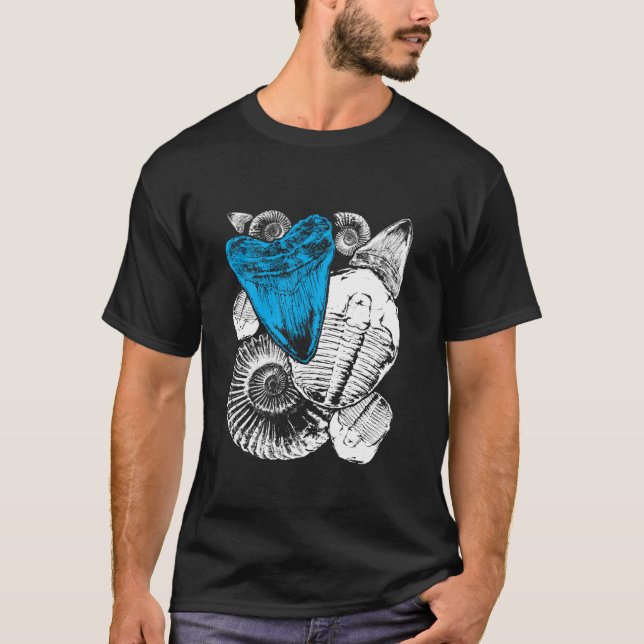 Fossil hunters paleontology Långärmad T Shirt (Framsida)