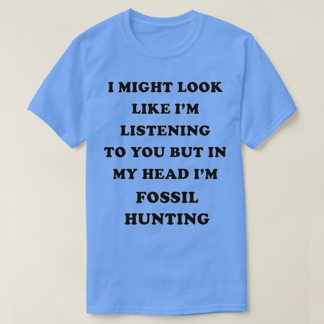 Fossil Hunting Birthday-julgåvaPressmeddelande 1 T Shirt (Design framsida)