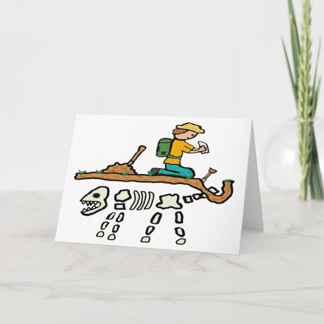 Fossil Hunting Kort (Framsida)