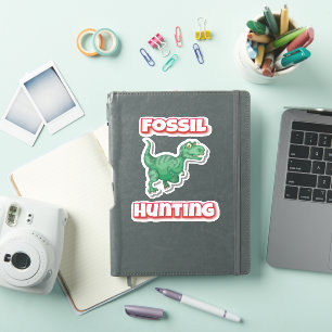 Fossil Hunting Tyrannosaurus Trex Klistermärken
