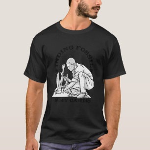 Fossil Line Paleontology Archeology Occupation Sc T Shirt