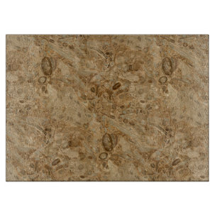 Fossil- Look för brun marmor