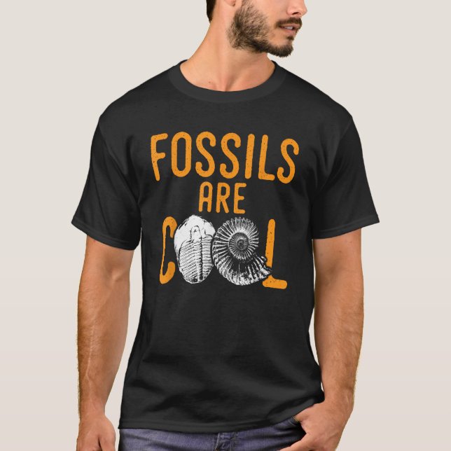 Fossil och underbar paleontologigåva t shirt (Framsida)