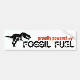 Fossil tankade 2 bildekal