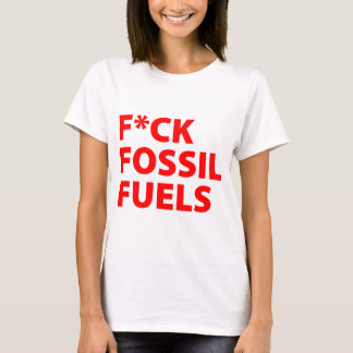 Fossila bränslen t shirt