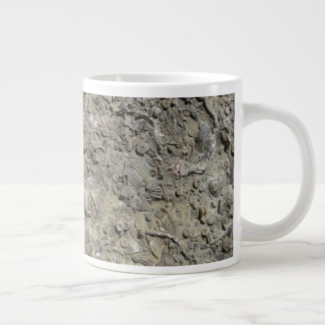 Fossiliferande kalksten jumbo mugg (Höger)