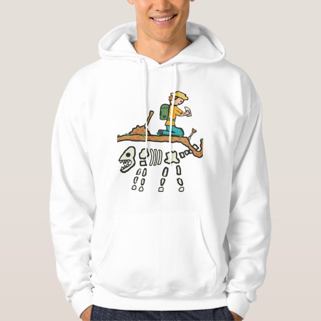 Fossiljakt Hoodie (Framsida)