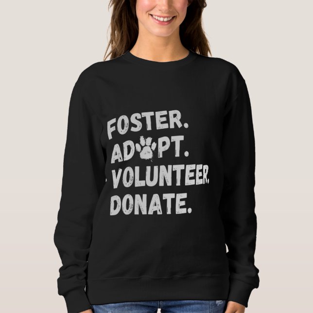 Foster Adobes frivilliga Donate Rädda djuren 1 T Shirt (Framsida)