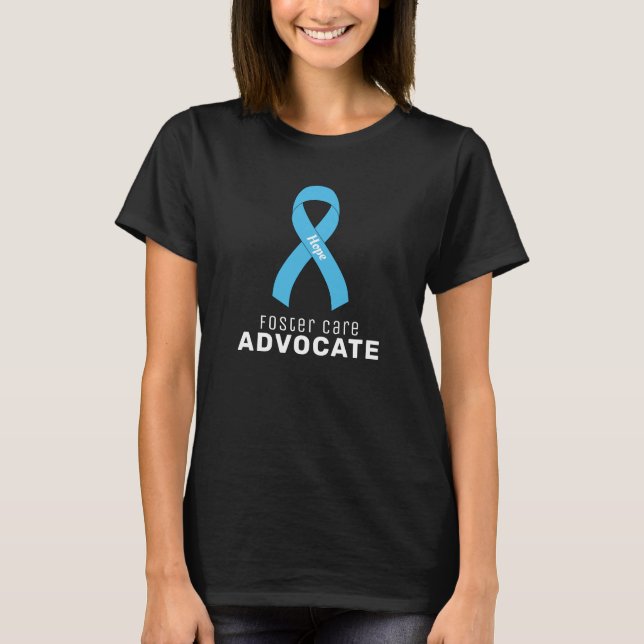 Foster Care Advocate Black Women's T-Shirt (Framsida)